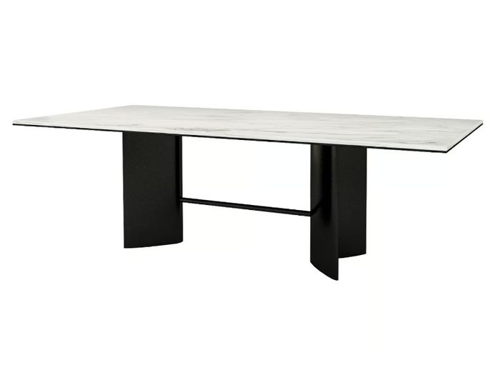 TONDO - Rectangular porcelain stoneware table _ ANA ROQUE INTERIORS